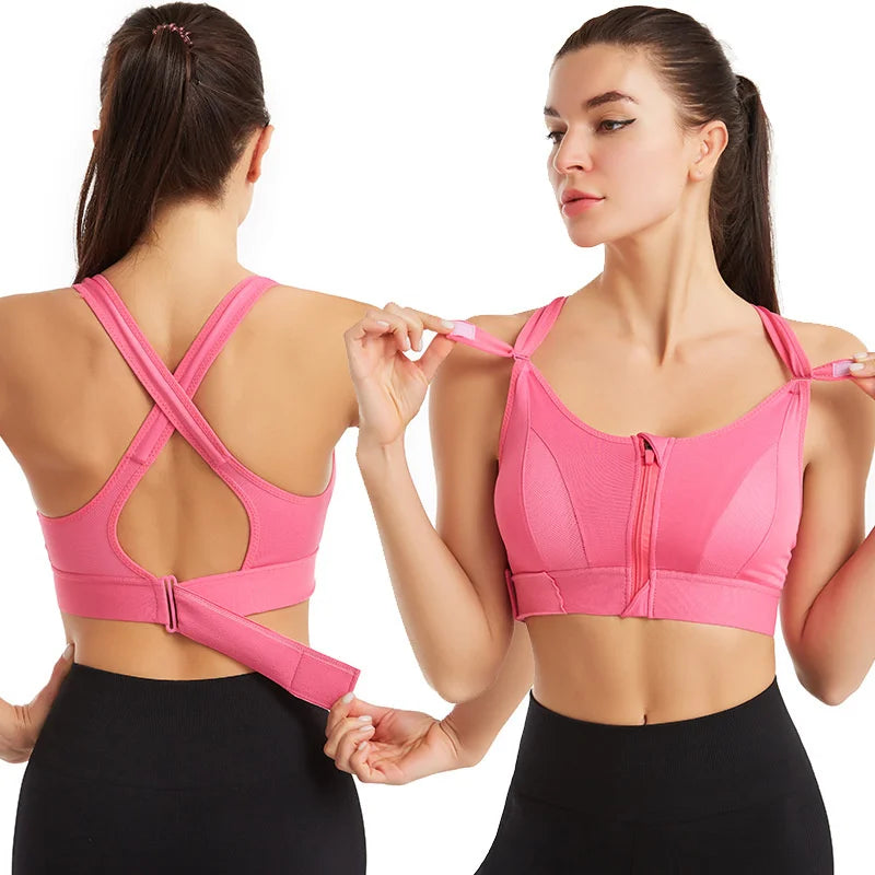 TrenddVibe™ High-Impact Performance Sports Bra