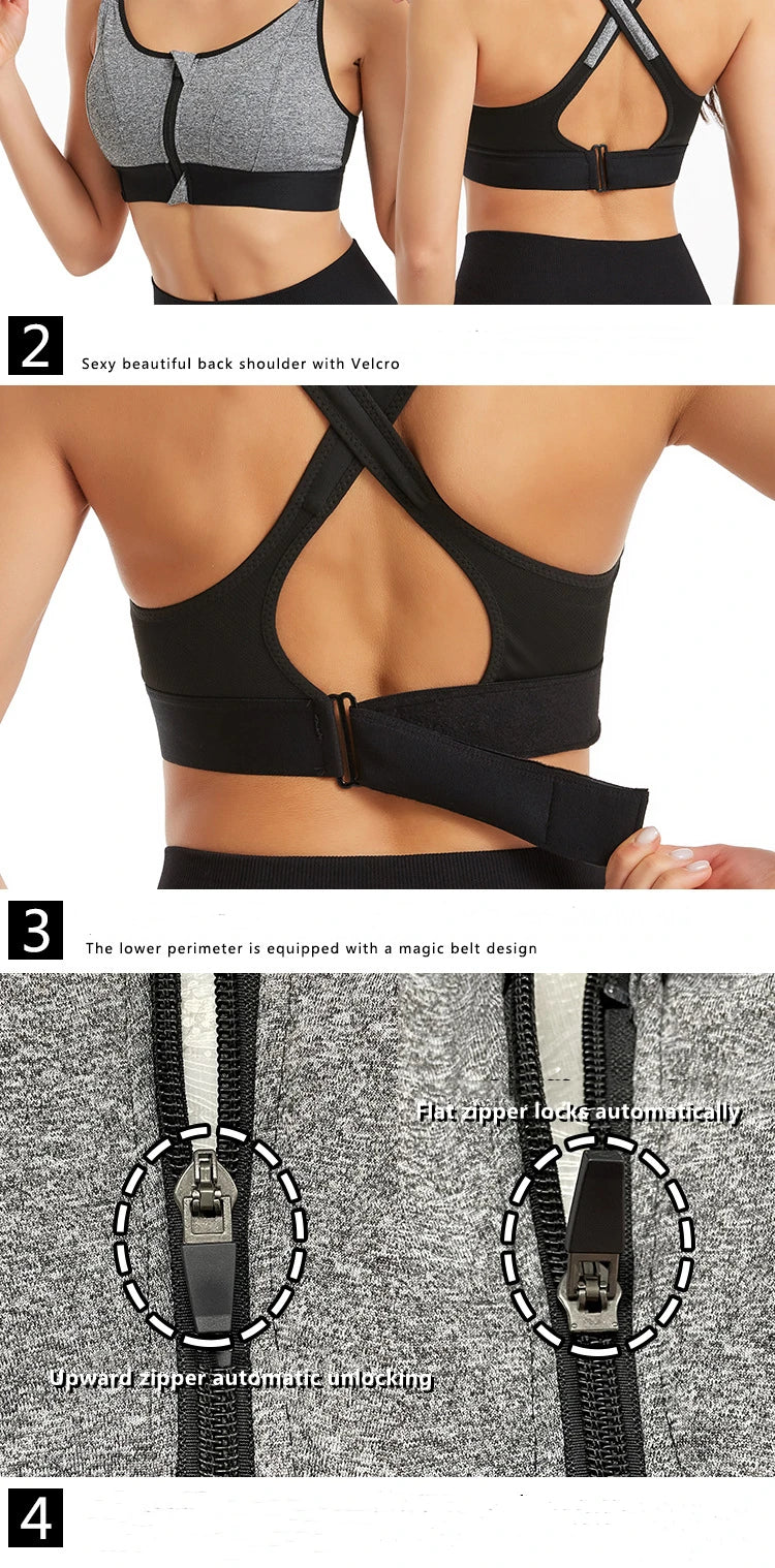 TrenddVibe™ High-Impact Performance Sports Bra