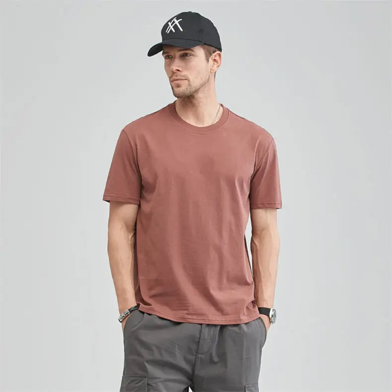 TrenddVibe™ Essential Oversize Cotton Tee – Premium Unisex Summer Top
