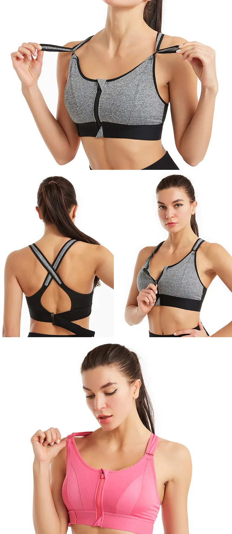 TrenddVibe™ High-Impact Performance Sports Bra