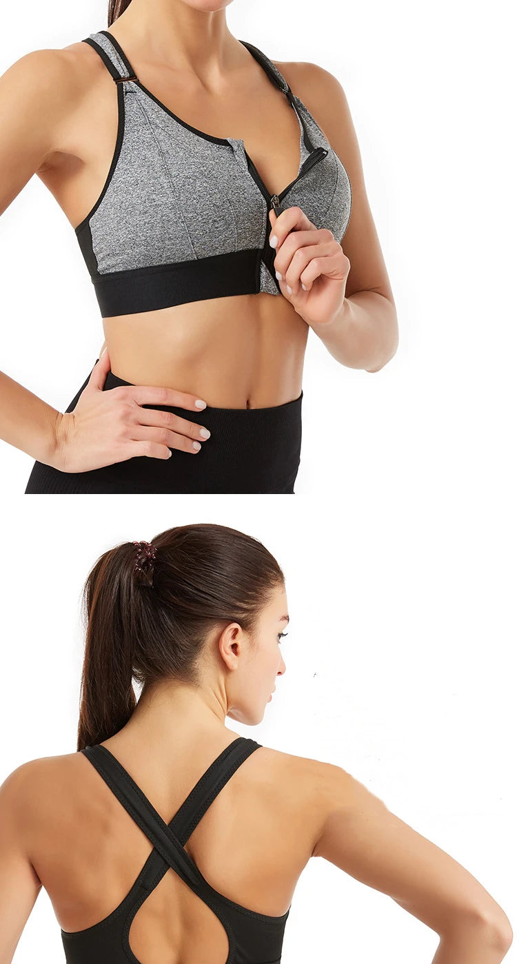 TrenddVibe™ High-Impact Performance Sports Bra