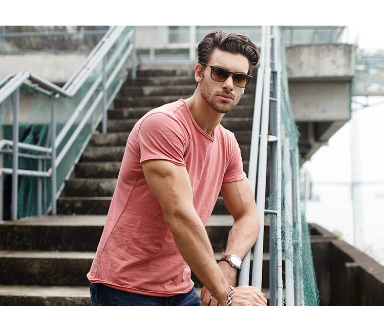 TrenddVibe™ Essential Breathable 100% Cotton Knit Crewneck Tee – Lightweight Summer Basic