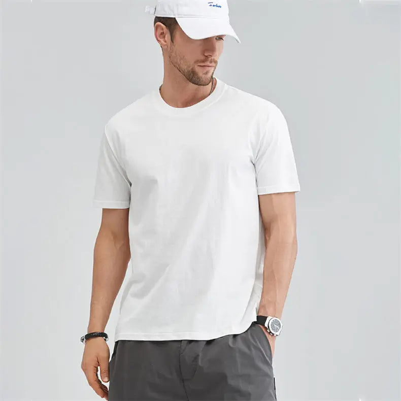 TrenddVibe™ Essential Oversize Cotton Tee – Premium Unisex Summer Top