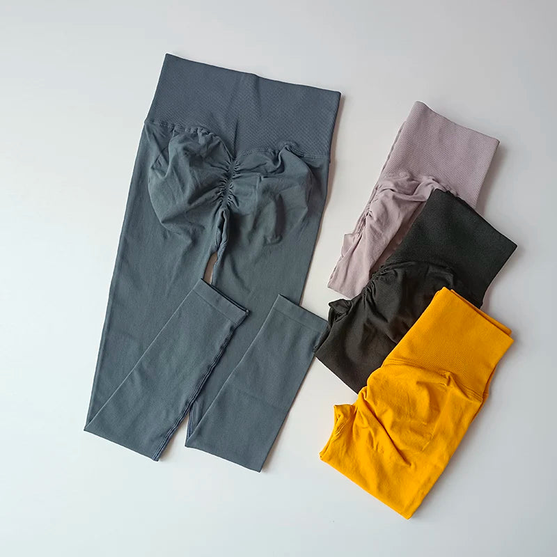 TrenddVibe™ Sculpt-Lift High-Waist Seamless Leggings