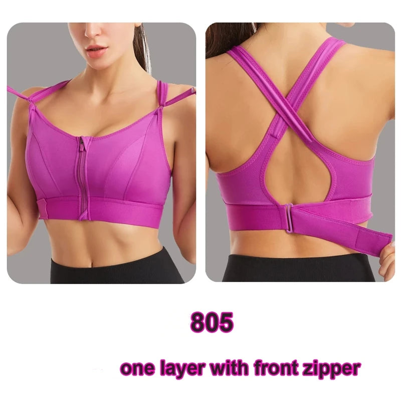 TrenddVibe™ High-Impact Performance Sports Bra
