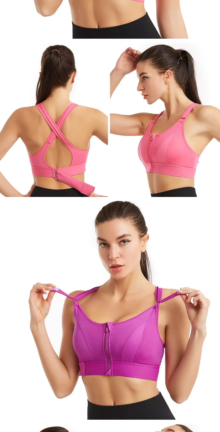 TrenddVibe™ High-Impact Performance Sports Bra