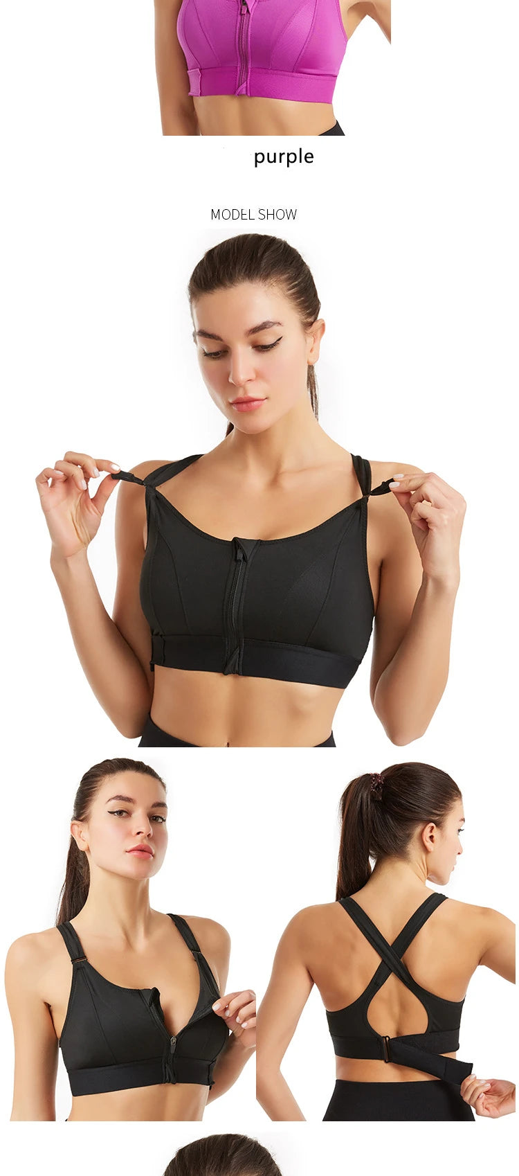 TrenddVibe™ High-Impact Performance Sports Bra
