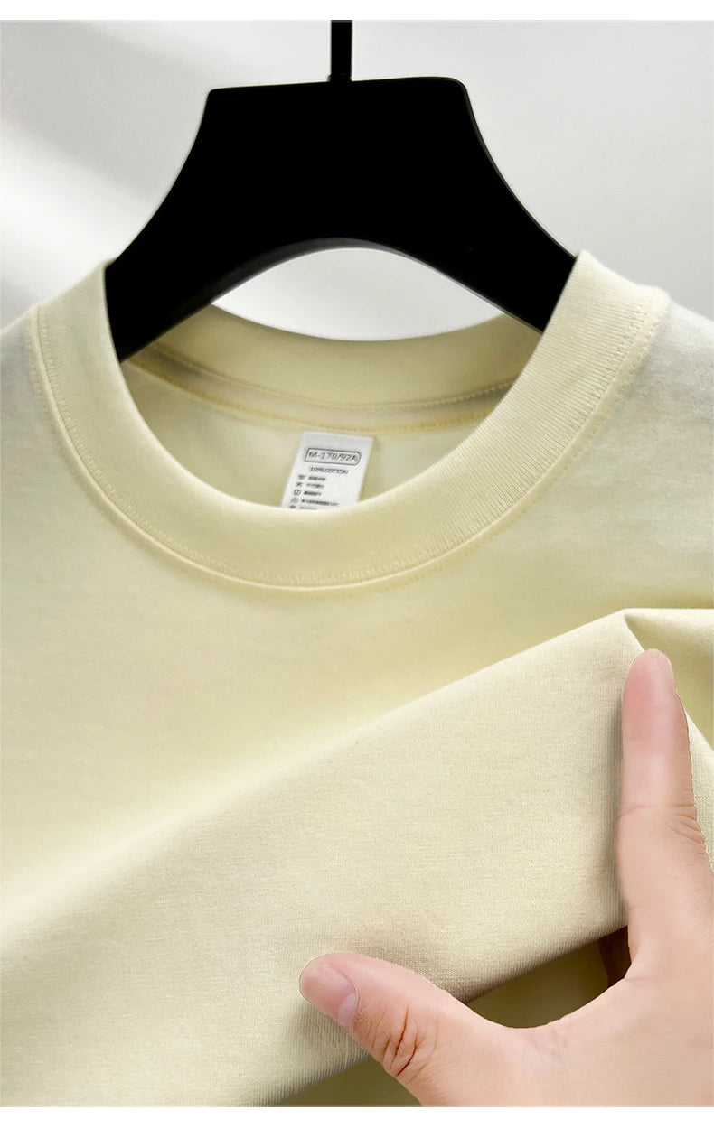 TrenddVibe™ Premium Cotton Casual Summer Tee – Loose Fit Unisex