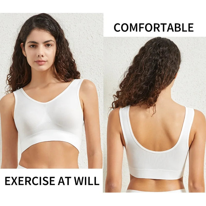 TrenddVibe™ Comfort-Flex Seamless Push-Up Bralette