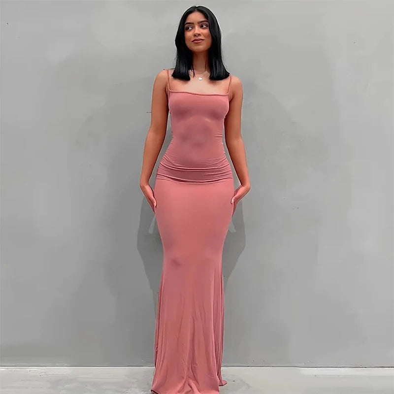 TrenddVibe™ Liquid Satin Slip Maxi