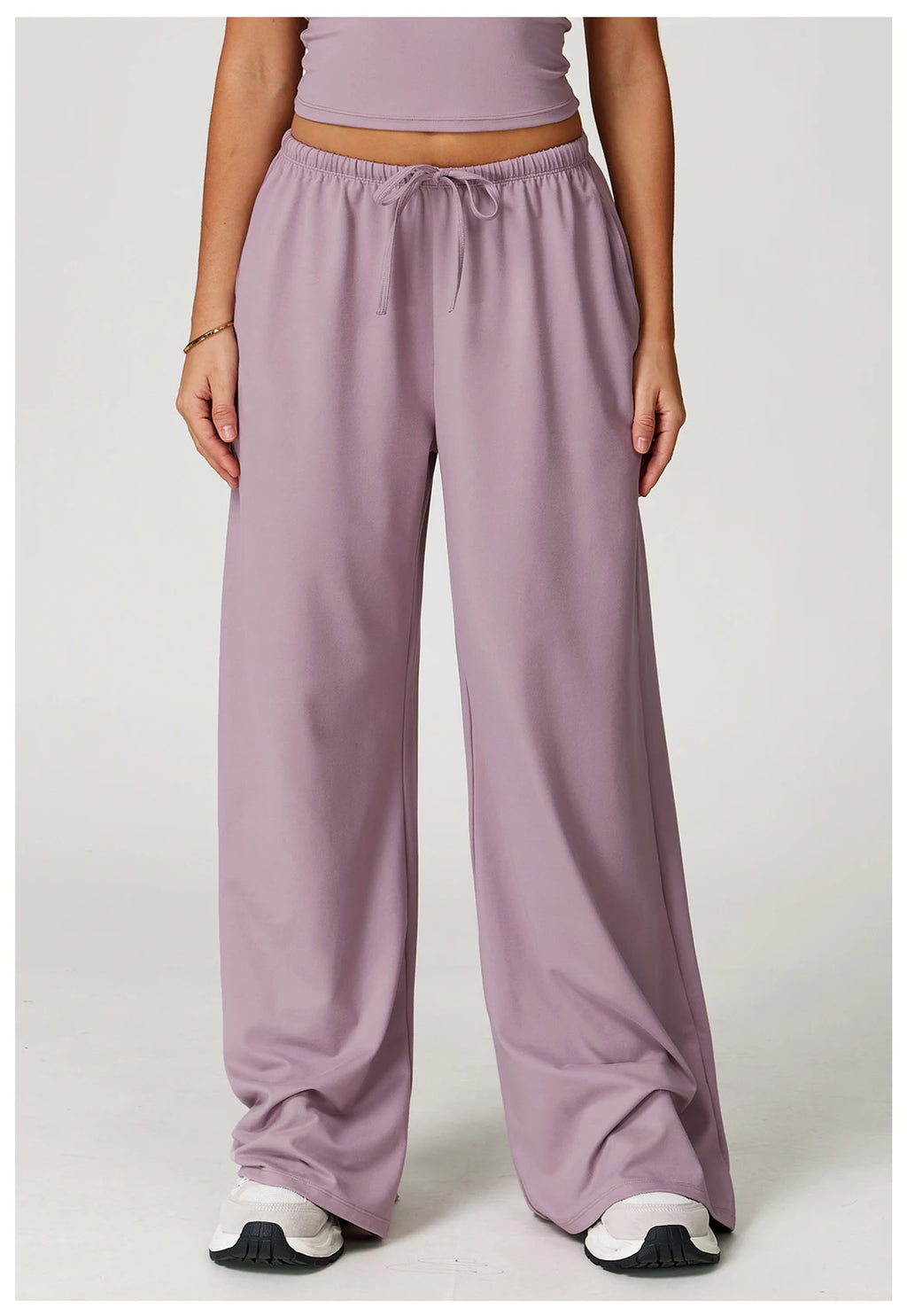 TrenddVibe™ FlowMotion Wide-Leg Sport Pants