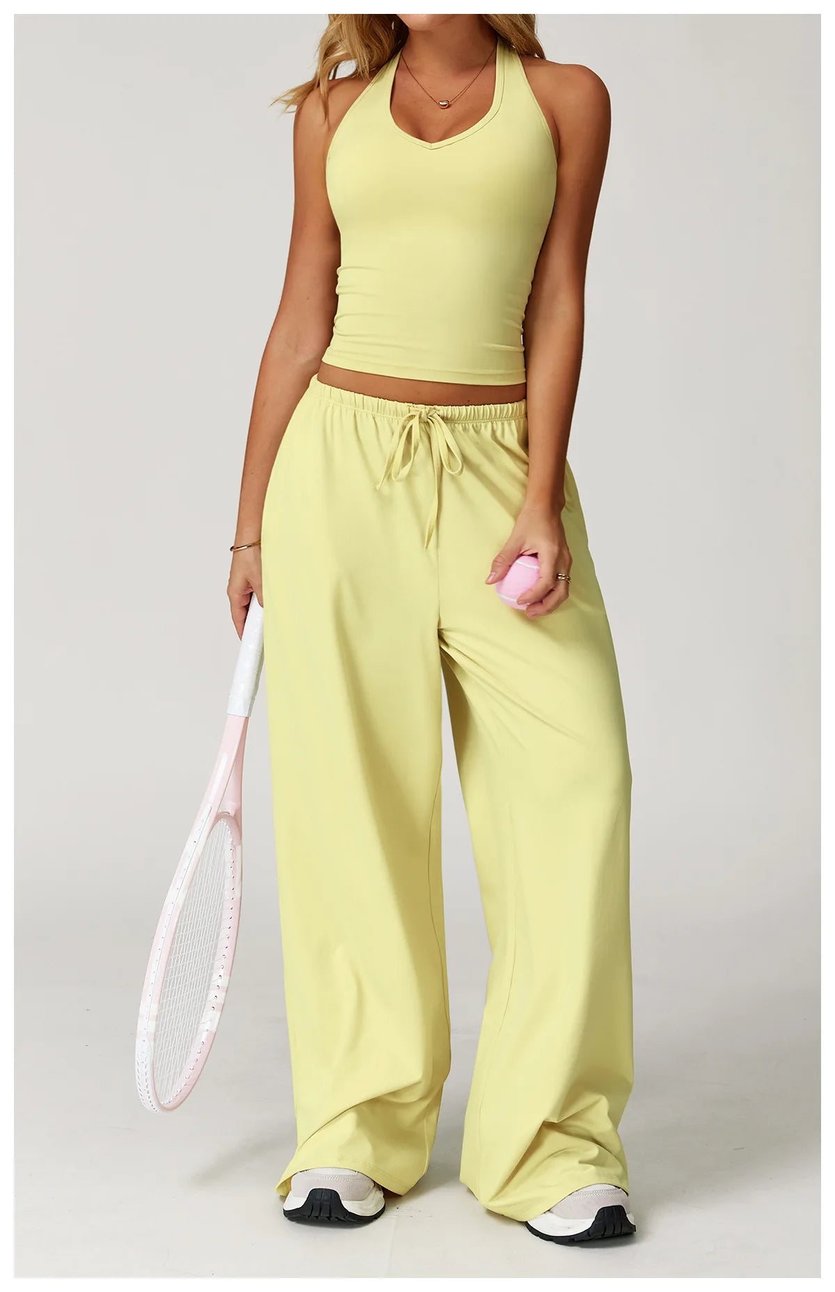 TrenddVibe™ FlowMotion Wide-Leg Sport Pants