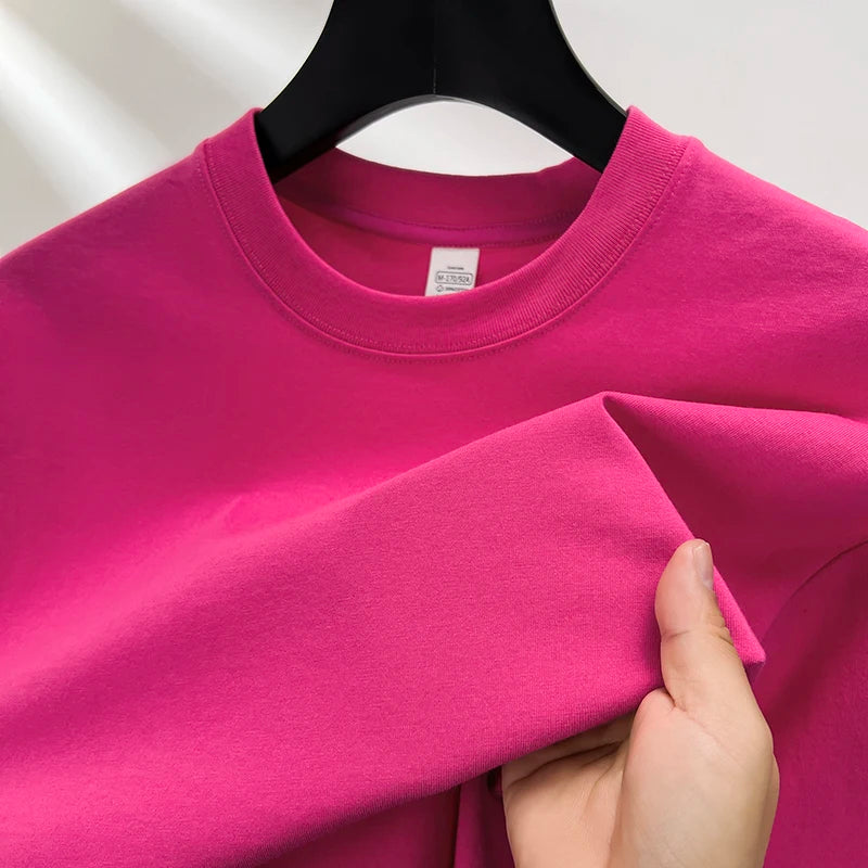 TrenddVibe™ Premium Cotton Casual Summer Tee – Loose Fit Unisex