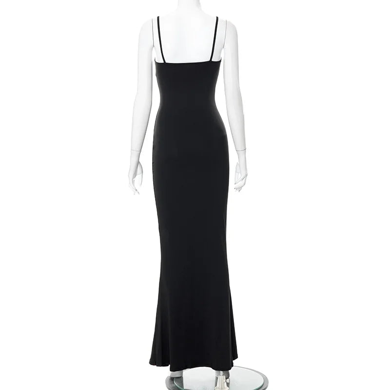 TrenddVibe™ Birthday Glam Fishtail Maxi