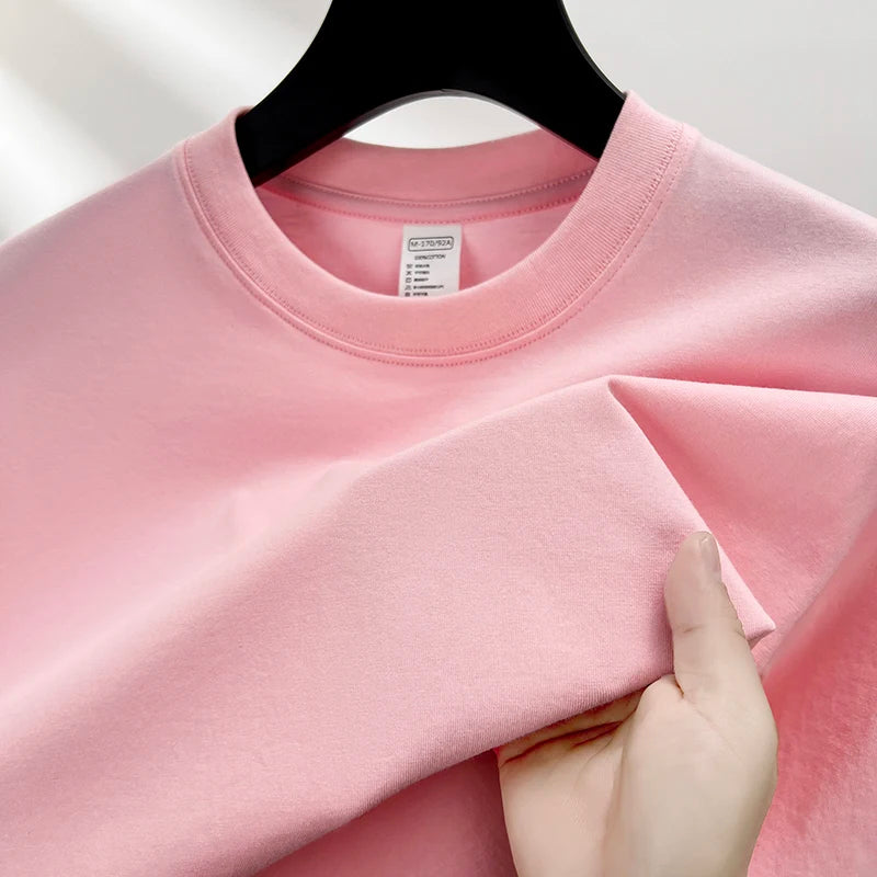TrenddVibe™ Premium Cotton Casual Summer Tee – Loose Fit Unisex