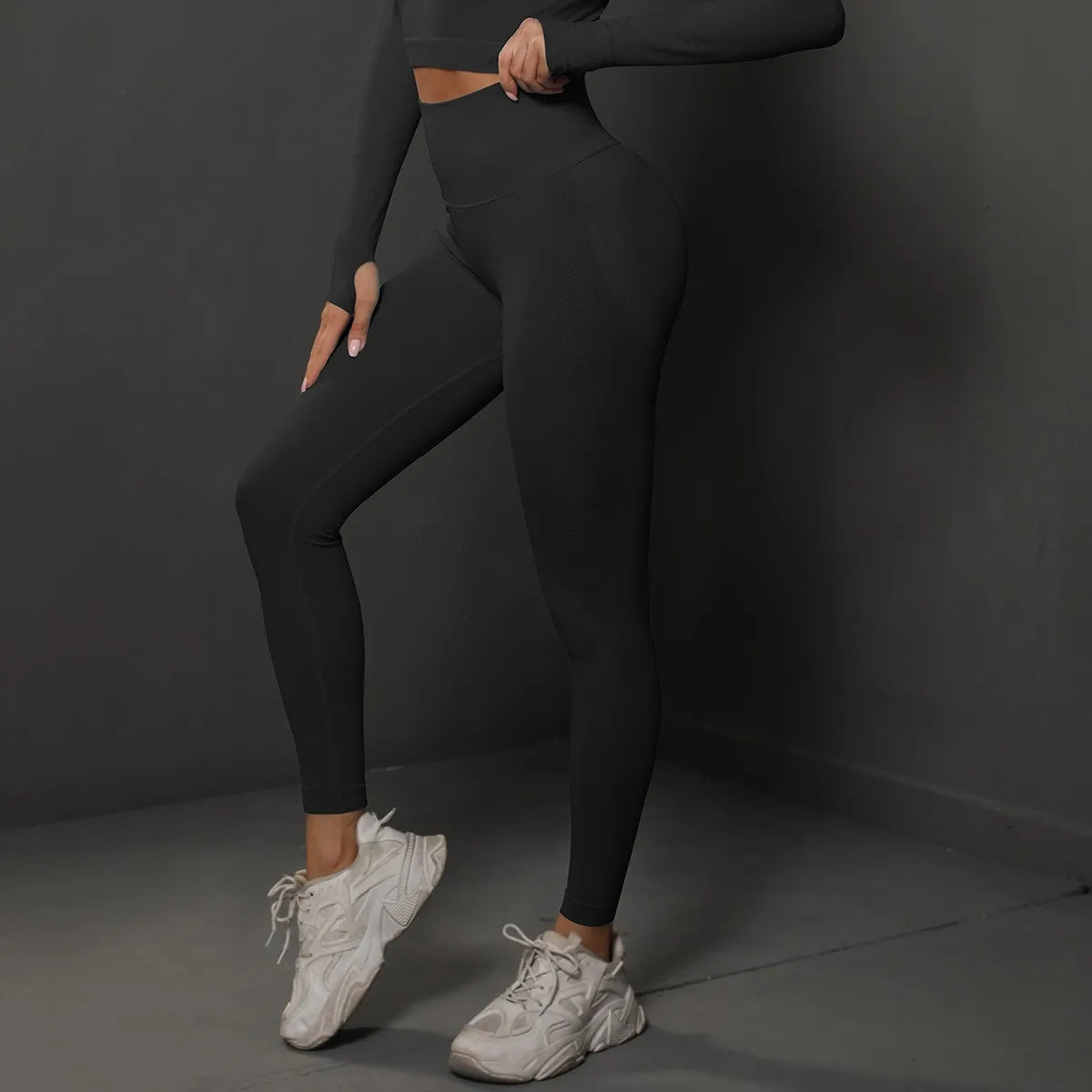 TrenddVibe™ Sculpt-Lift High-Waist Seamless Leggings