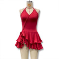 TrenddVibe™ Ruffle Romance Mini Dress