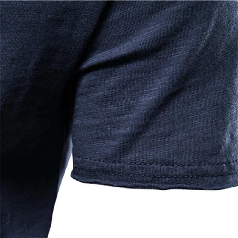 TrenddVibe™ Essential Breathable 100% Cotton Knit Crewneck Tee – Lightweight Summer Basic