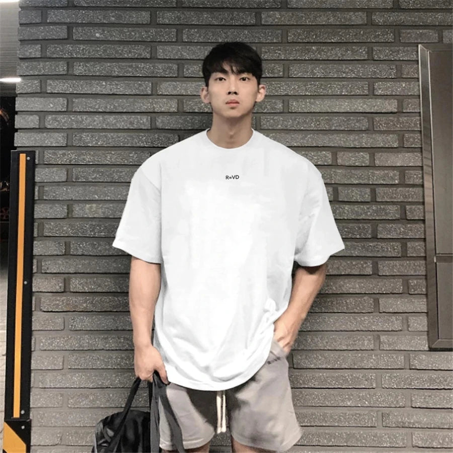 TrenddVibe™ Urban Hip-Hop Performance Tee – Loose Fit Training Top