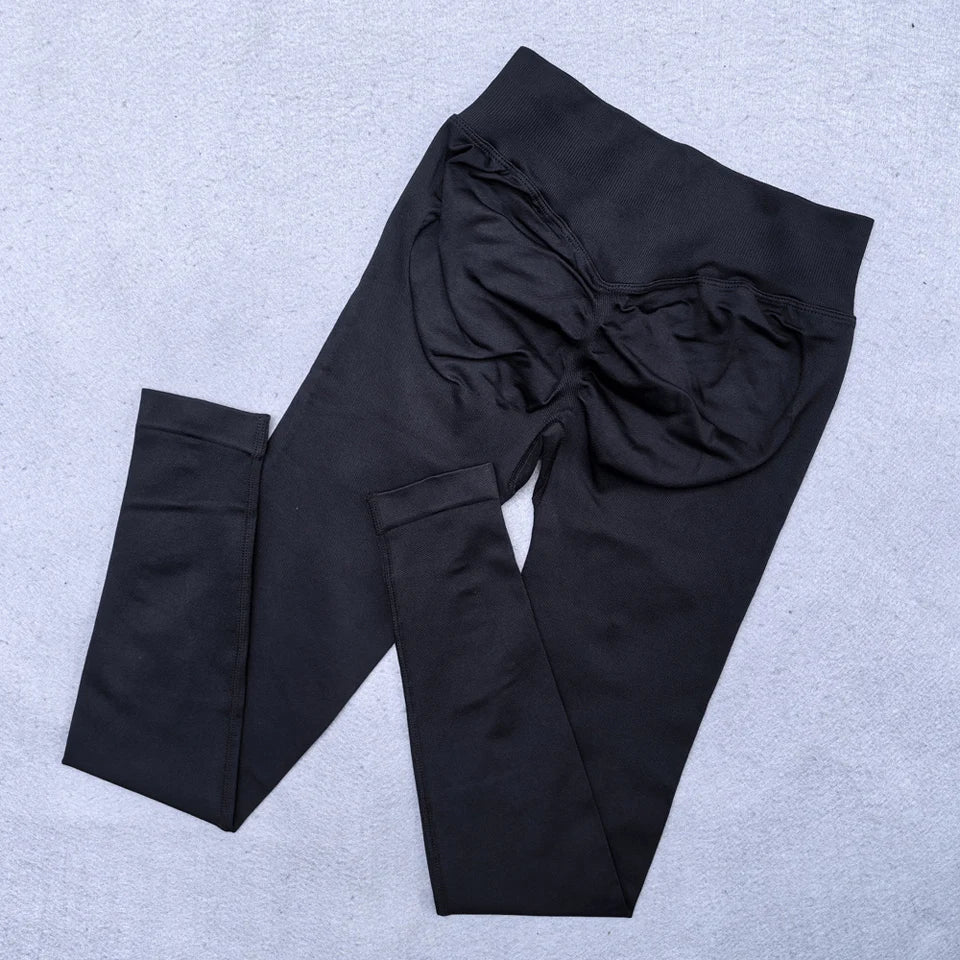 TrenddVibe™ Sculpt-Seamless Scrunch Leggings