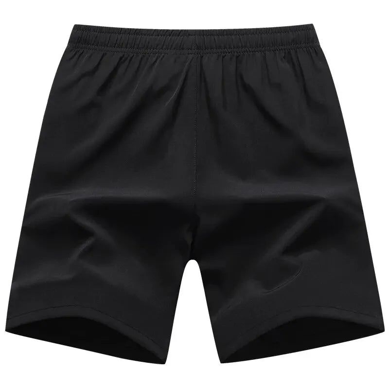 TrenddVibe™ Men’s Summer Casual Shorts – Breathable Polyester, Elastic Waist, Regular Fit