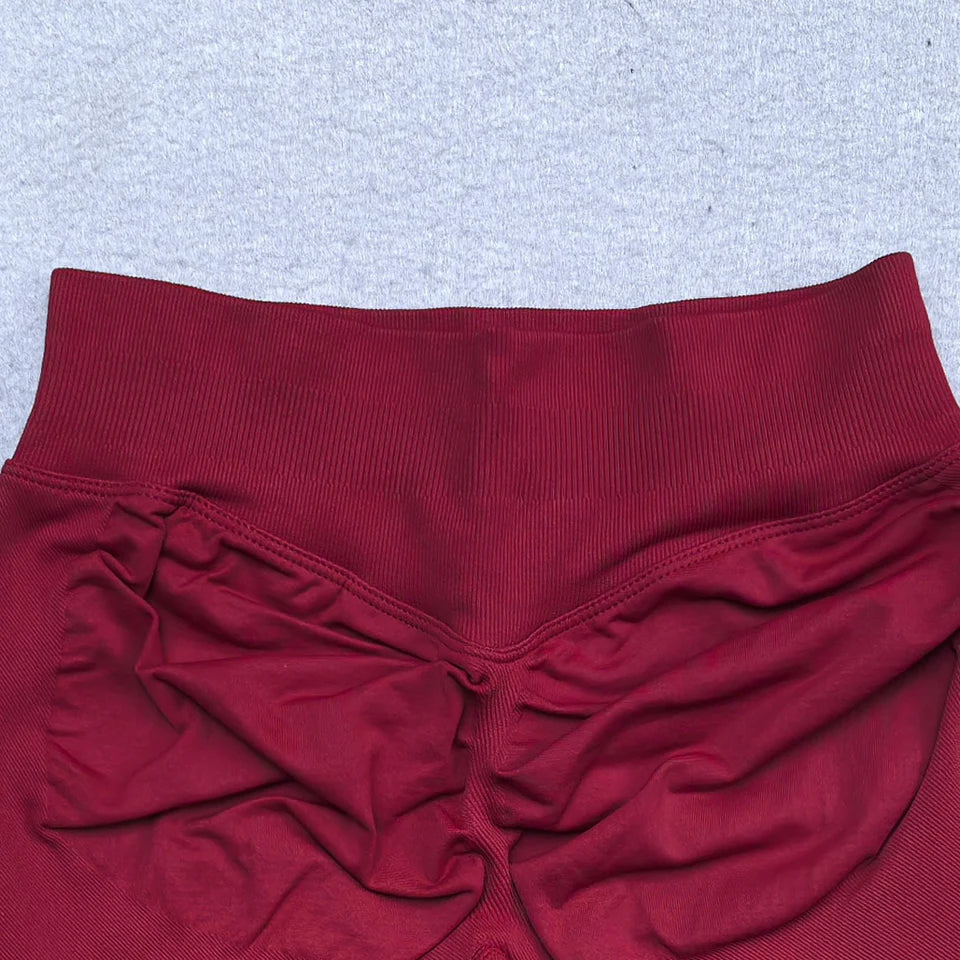 TrenddVibe™ Sculpt-Seamless Scrunch Leggings