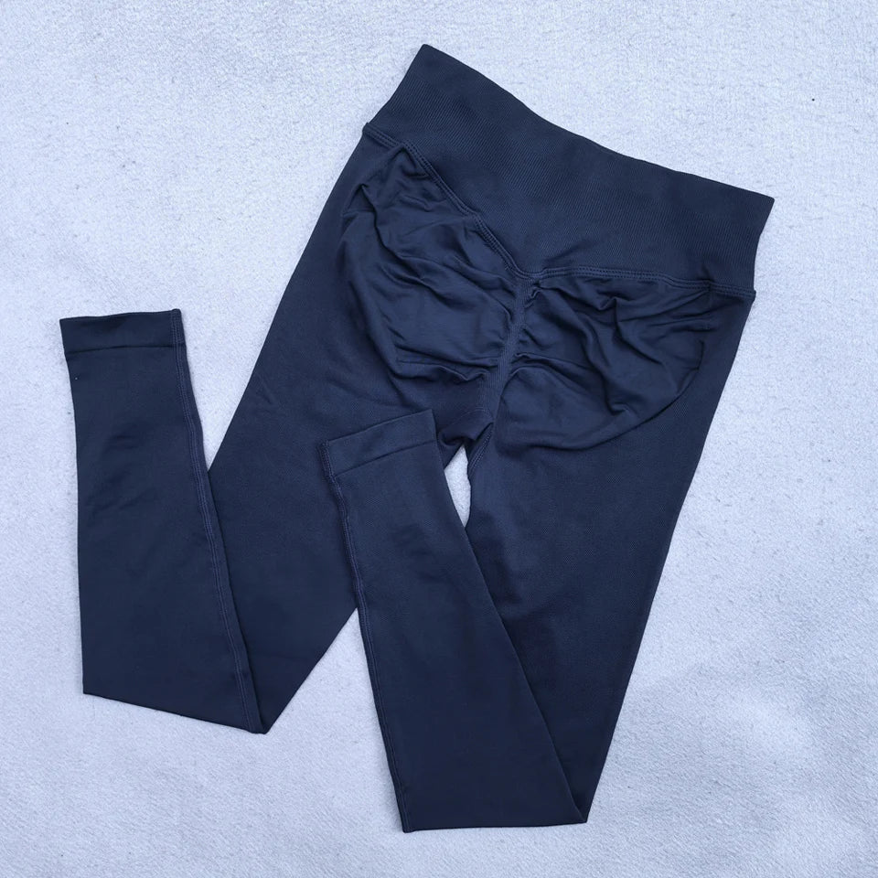 TrenddVibe™ Sculpt-Seamless Scrunch Leggings