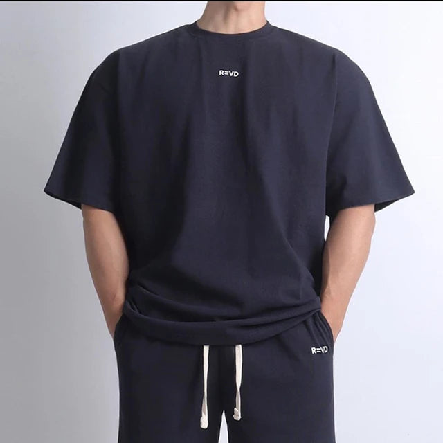 TrenddVibe™ Urban Hip-Hop Performance Tee – Loose Fit Training Top