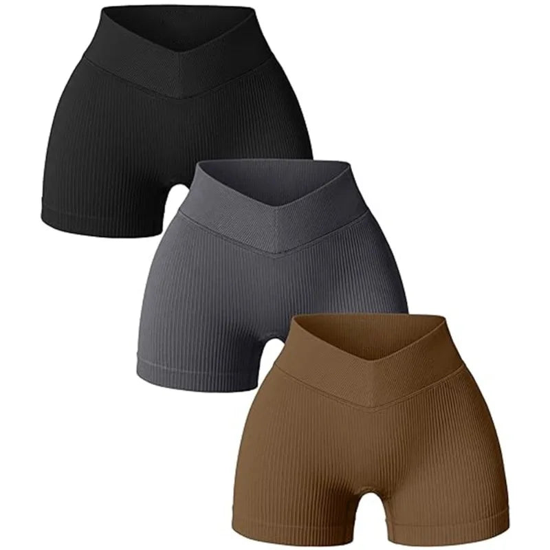 TrenddVibe™ Sculpt-Flex Seamless Workout Shorts