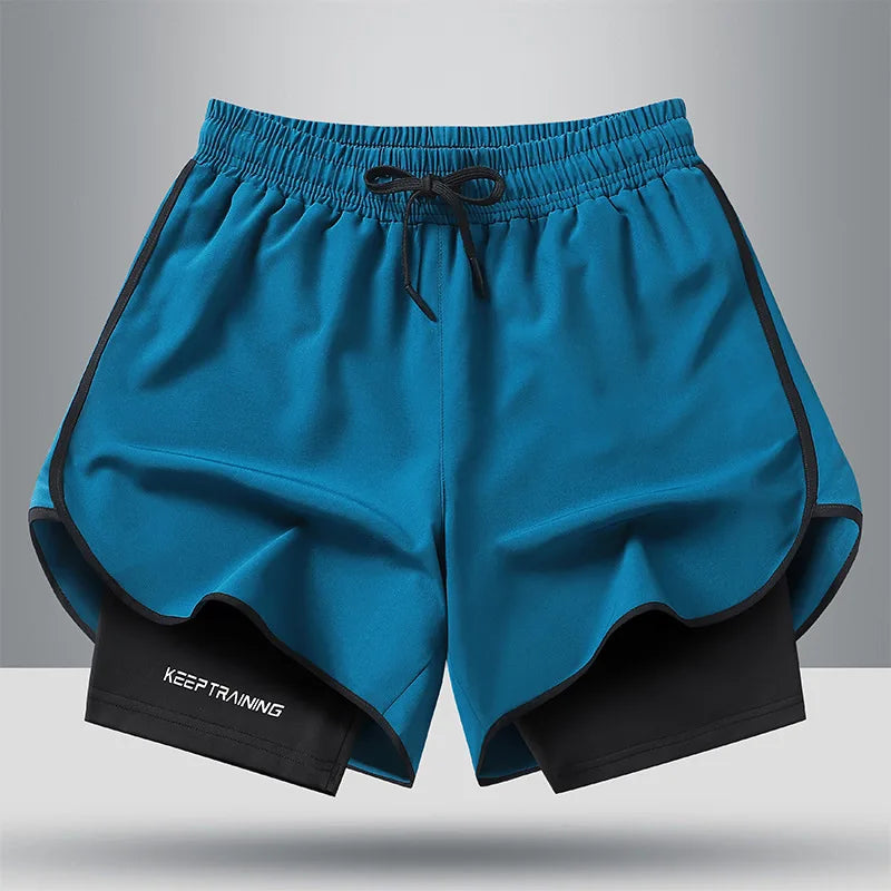 TrendVibe Men’s Quick-Dry Athletic Sports Shorts – Breathable, Elastic Waist, Performance Fit