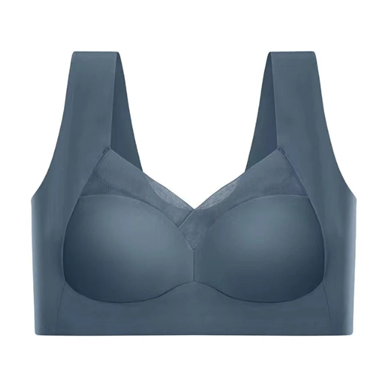 TrenddVibe™ Lace-Elegant Seamless Push-Up Bralette