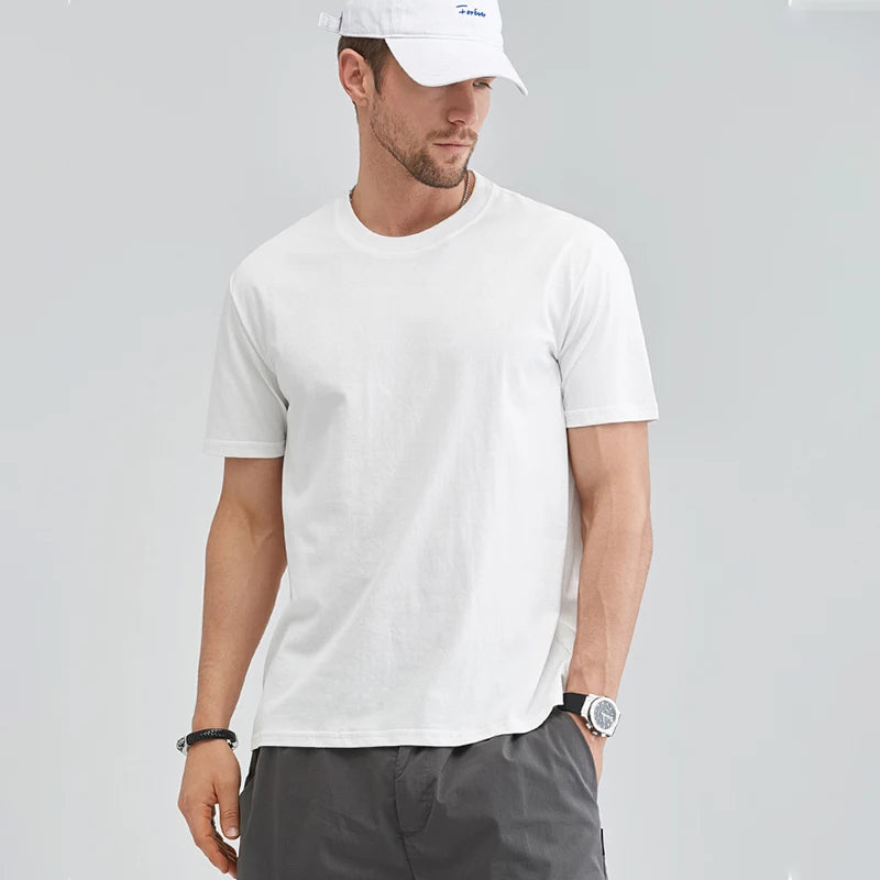 TrenddVibe™ Essential Oversize Cotton Tee – Premium Unisex Summer Top