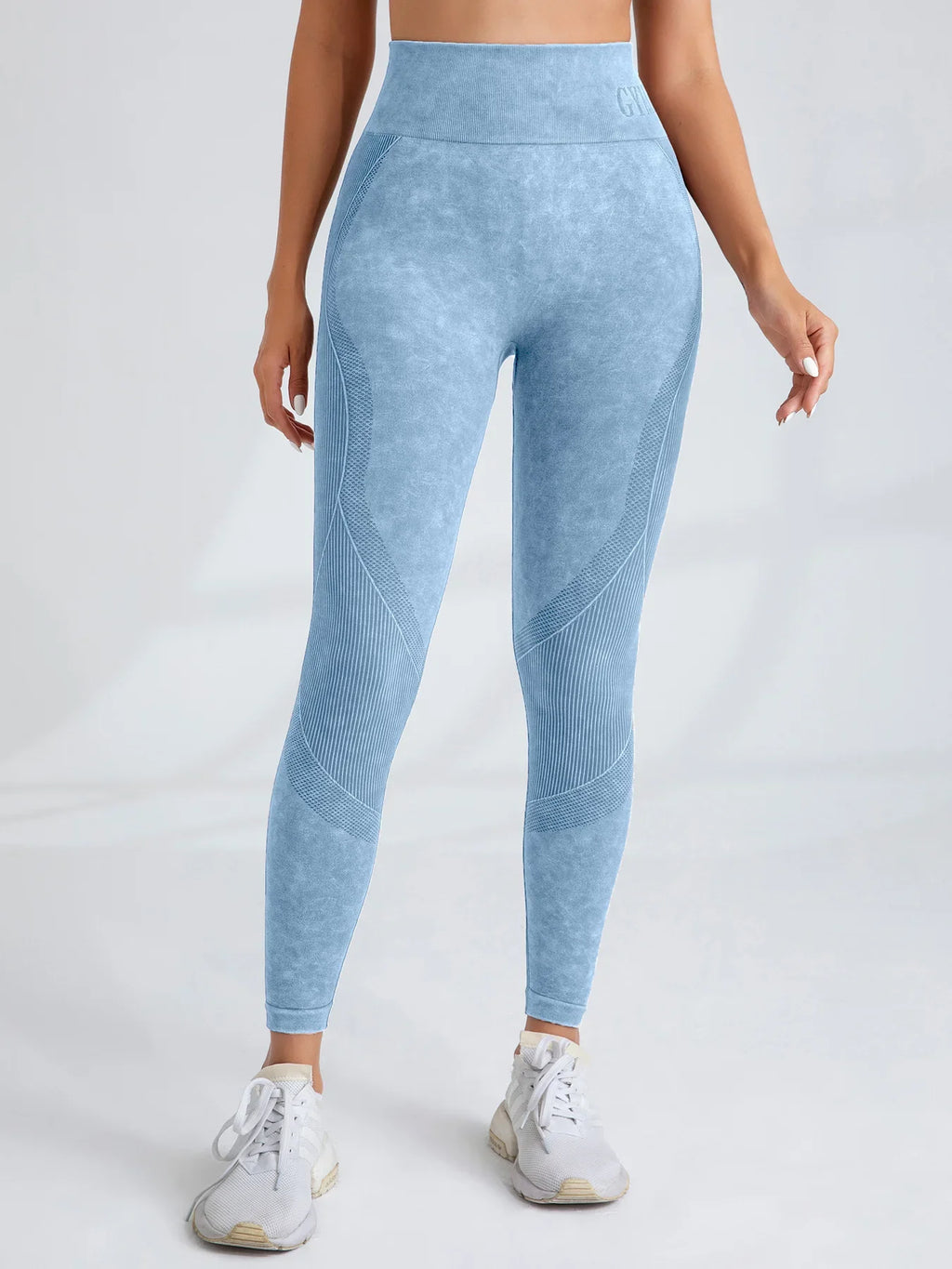 TrenddVibe™ Urban-Flex Letter-Waist Tights