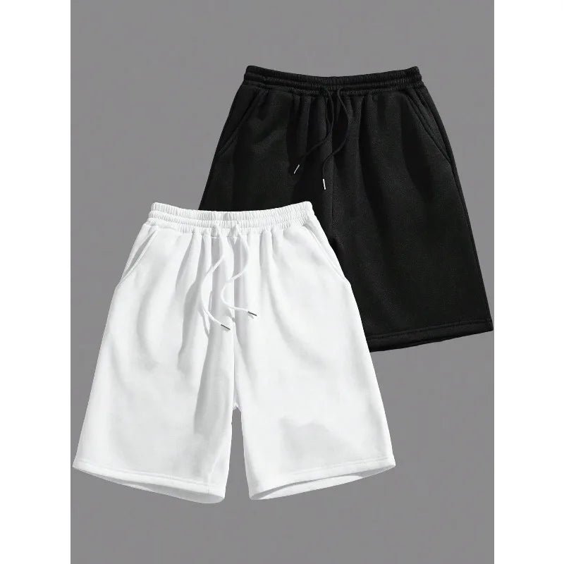 TrendVibe Men’s Classic Casual Bermudas – Premium Cotton-Blend Summer Shorts