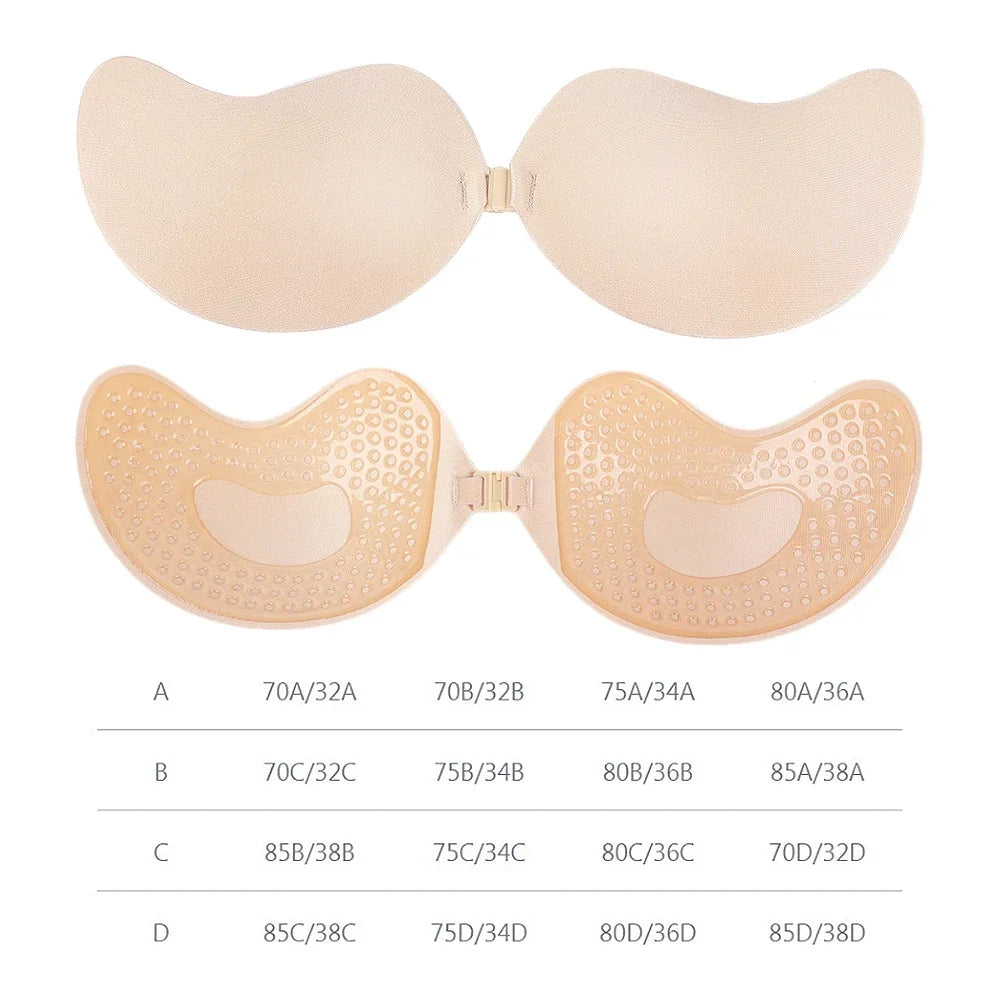 TrenddVibe™ Invisible Adhesive Push-Up Bralette