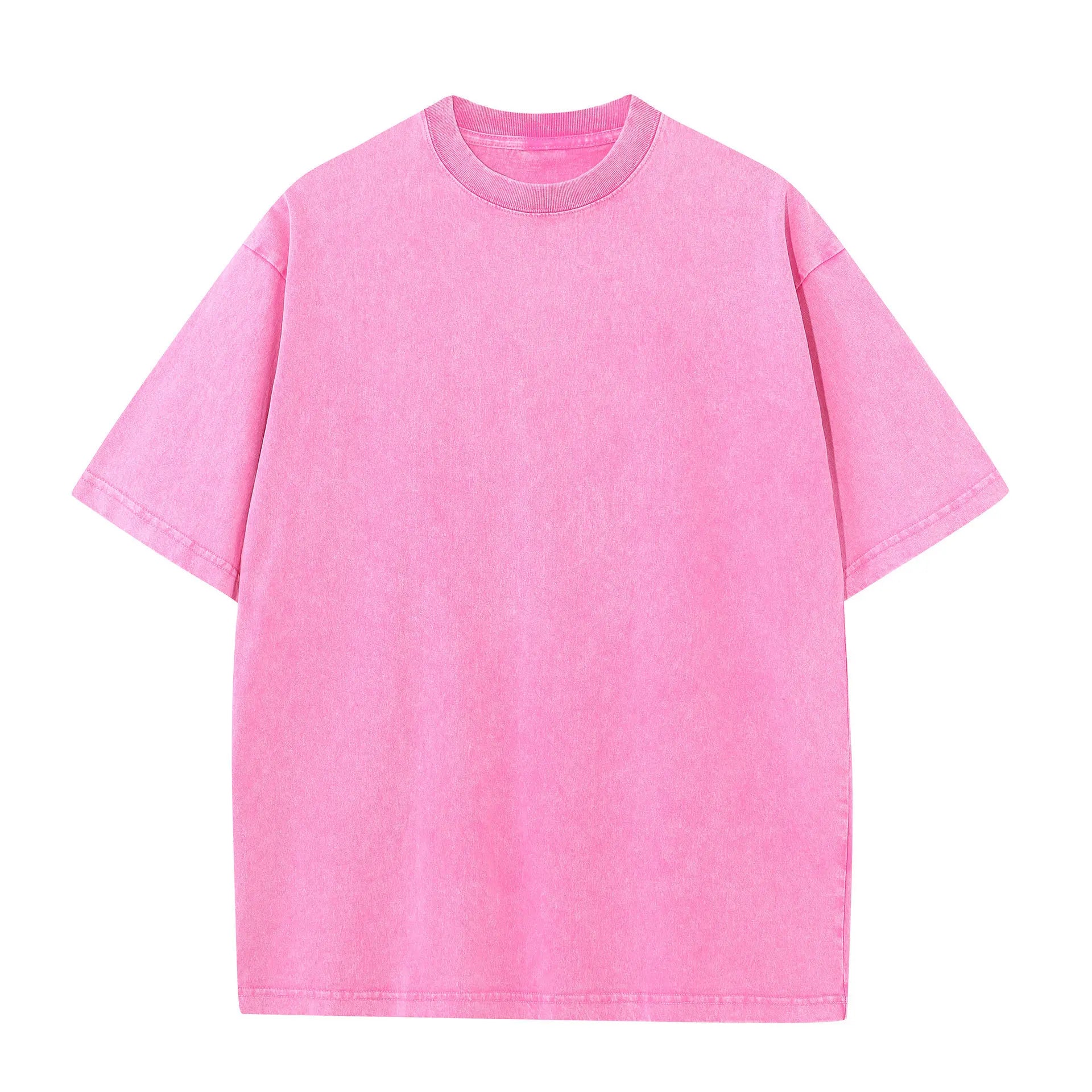 TrenddVibe™ Vintage Washed Heavyweight Cotton Tee – Oversized Streetwear Fit