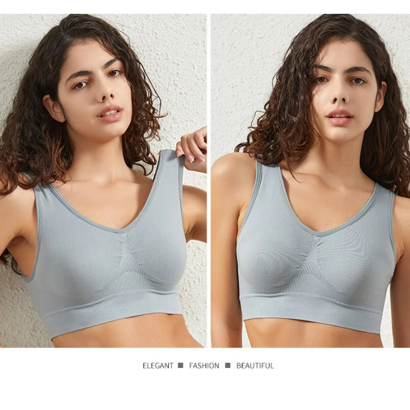 TrenddVibe™ Comfort-Flex Seamless Push-Up Bralette
