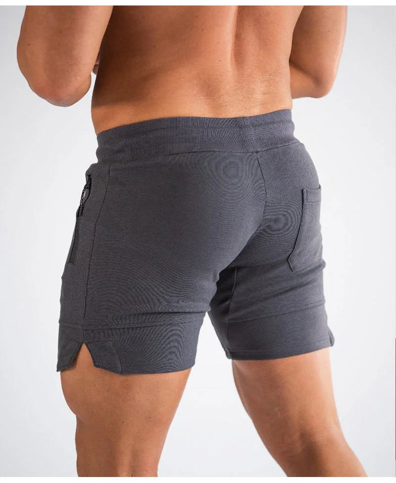 TrendVibe Men’s Mesh Athletic Workout Shorts – Breathable Fitness Joggers with Zip Pockets