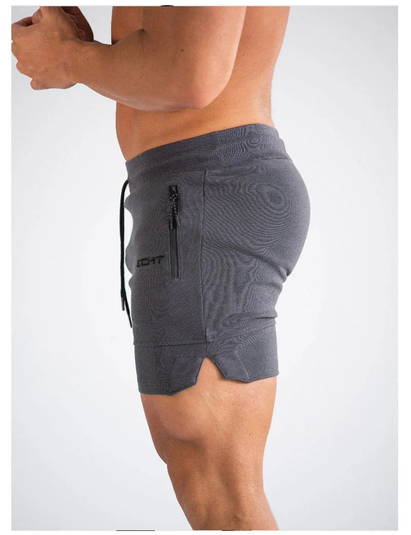 TrendVibe Men’s Mesh Athletic Workout Shorts – Breathable Fitness Joggers with Zip Pockets