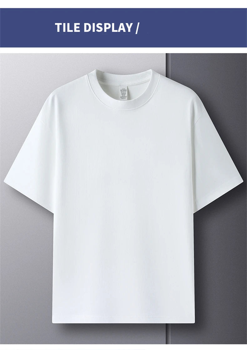 TrenddVibe™ Premium Cotton Casual Summer Tee – Loose Fit Unisex