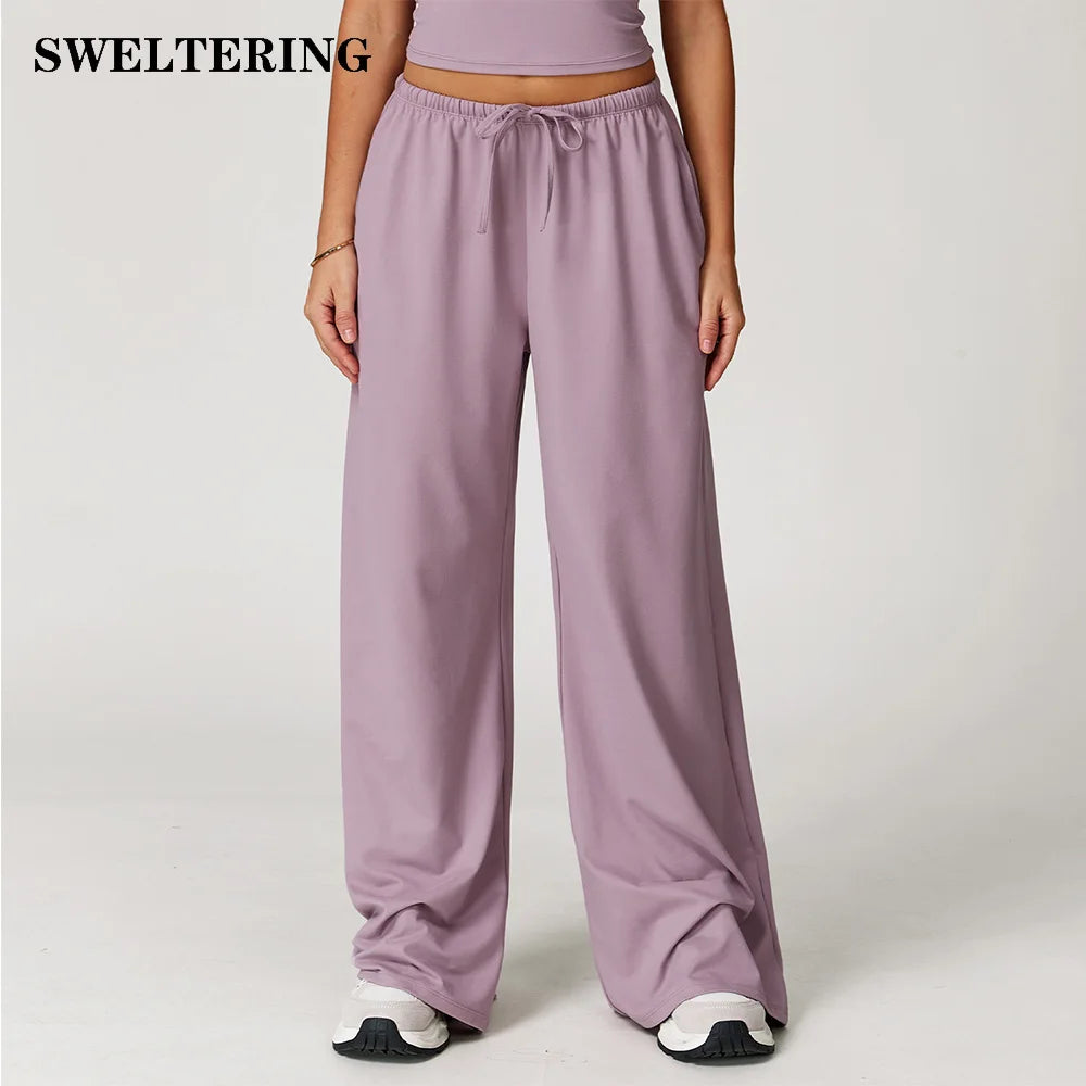 TrenddVibe™ FlowMotion Wide-Leg Sport Pants