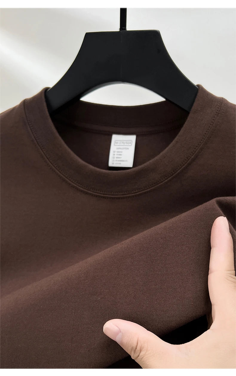 TrenddVibe™ Premium Cotton Casual Summer Tee – Loose Fit Unisex