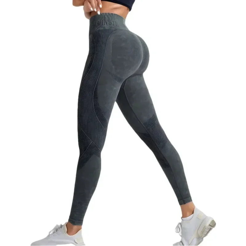 TrenddVibe™ Urban-Flex Letter-Waist Tights