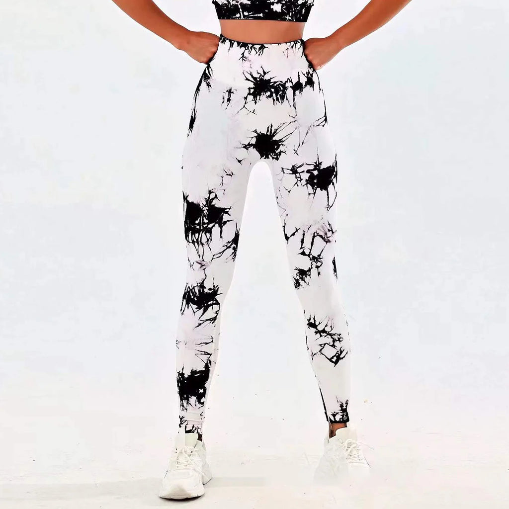 TrenddVibe™ Velocity Seamless High-Waist Tights