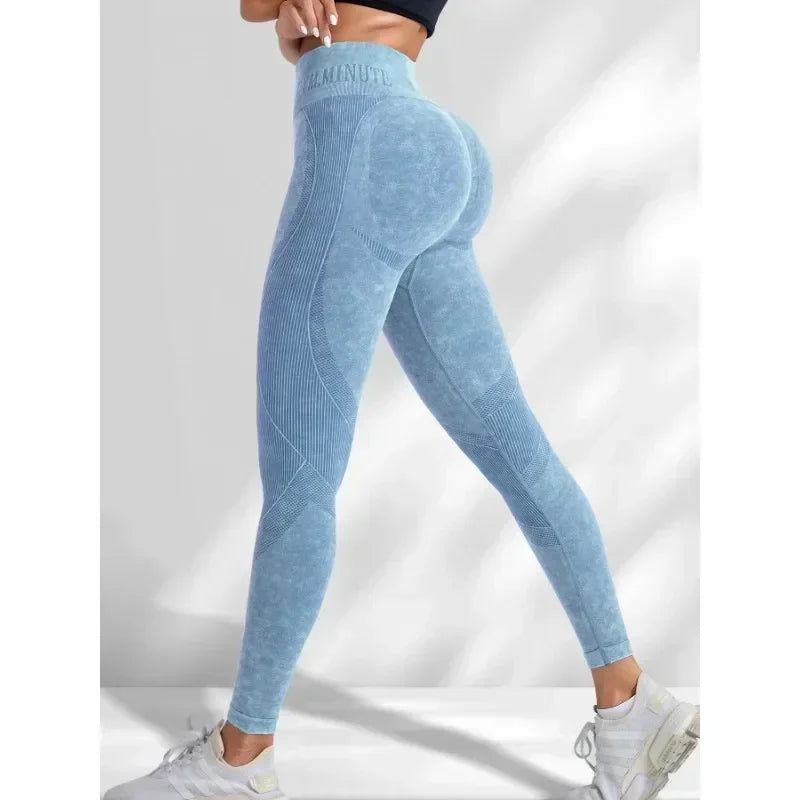 TrenddVibe™ Urban-Flex Letter-Waist Tights