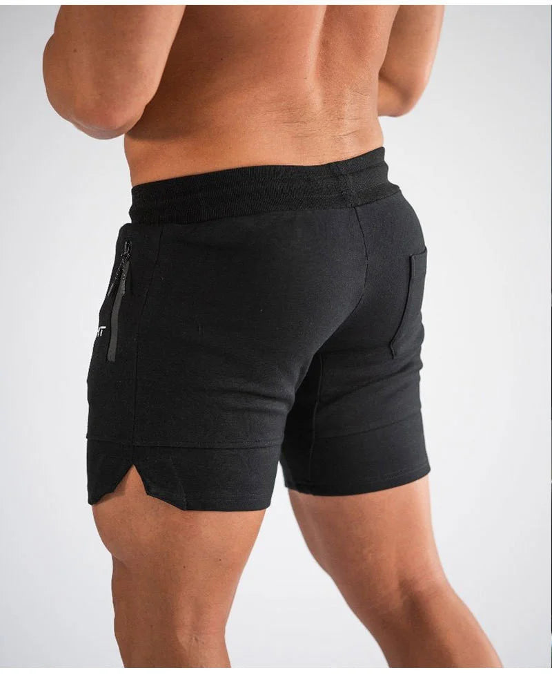 TrendVibe Men’s Mesh Athletic Workout Shorts – Breathable Fitness Joggers with Zip Pockets