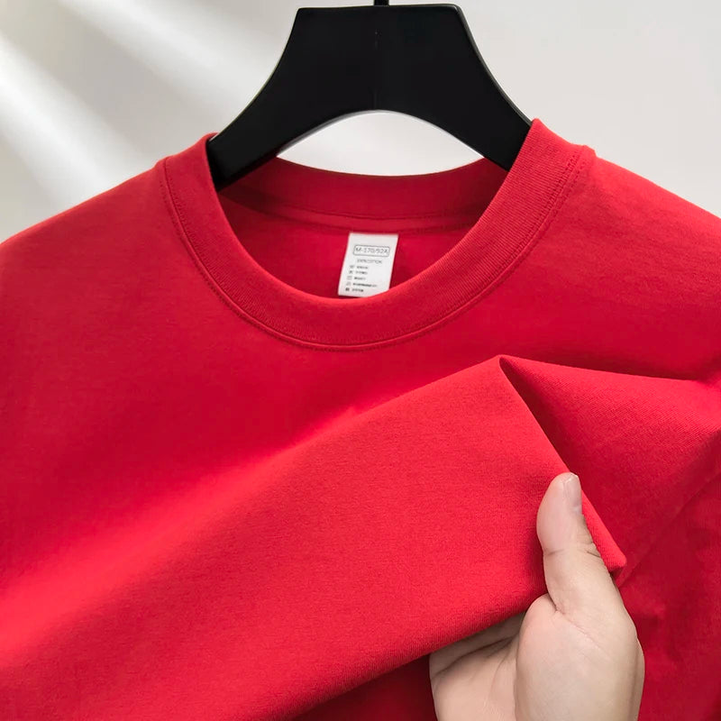 TrenddVibe™ Premium Cotton Casual Summer Tee – Loose Fit Unisex