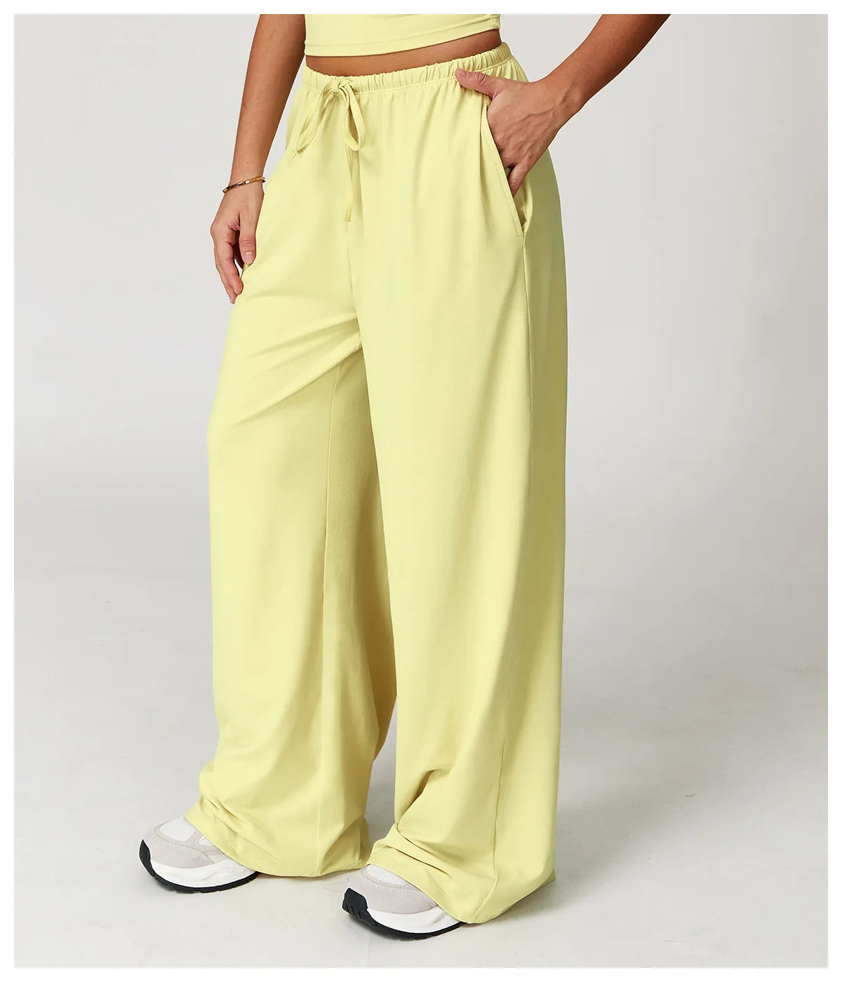 TrenddVibe™ FlowMotion Wide-Leg Sport Pants