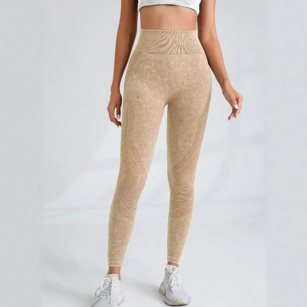TrenddVibe™ Urban-Flex Letter-Waist Tights