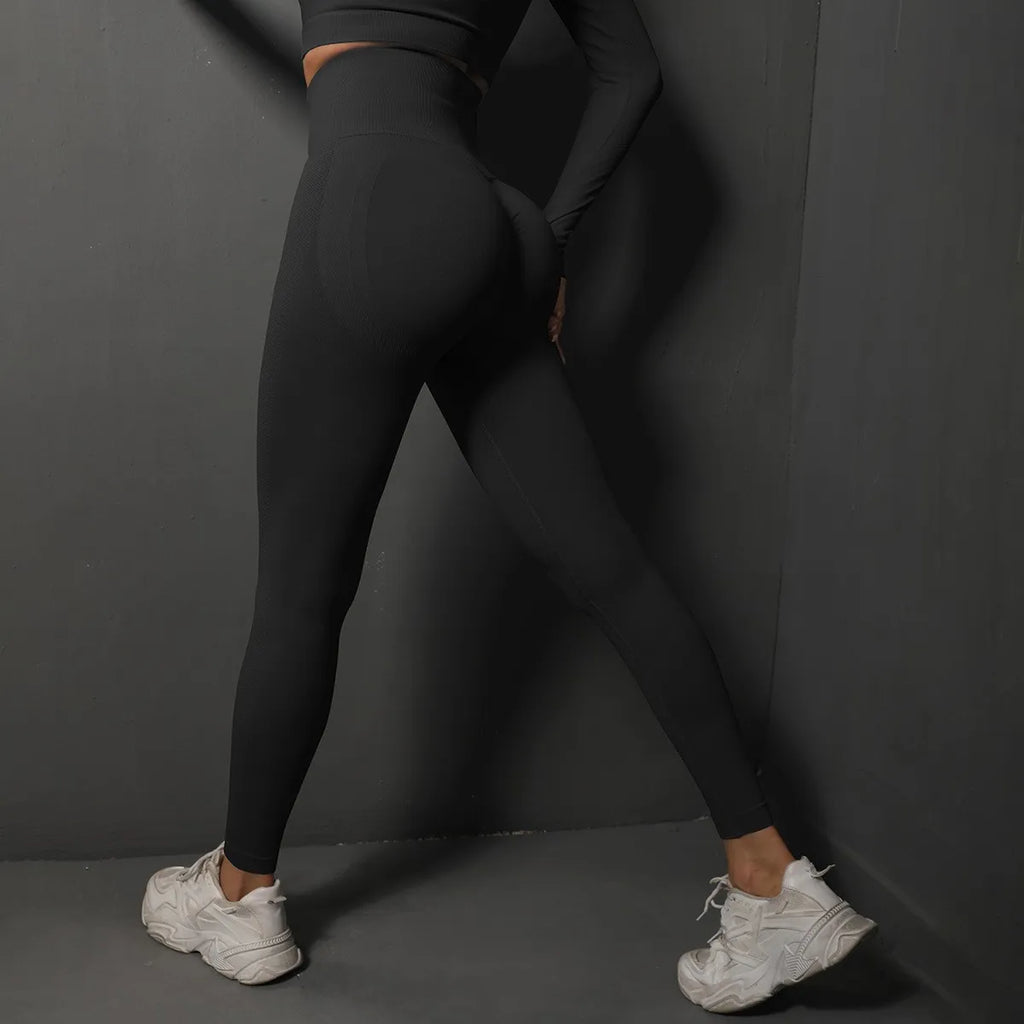TrenddVibe™ Sculpt-Lift High-Waist Seamless Leggings